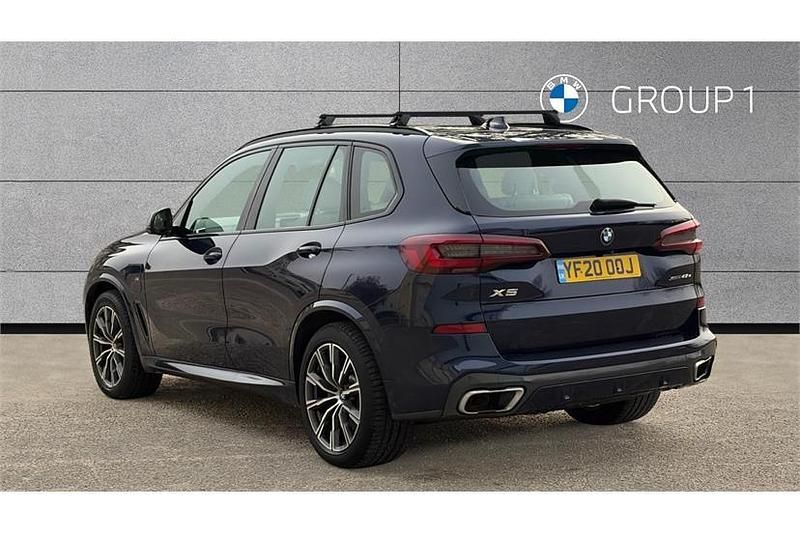 Used BMW X5 M Sport 394 HP (289 kW) 2020 Tanzanite blue SUV