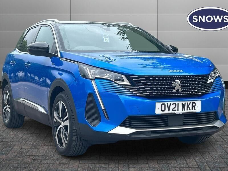 Blue Used 2021 Peugeot 3008 GT SUV | £15,990 (Good price) - Image 1/4