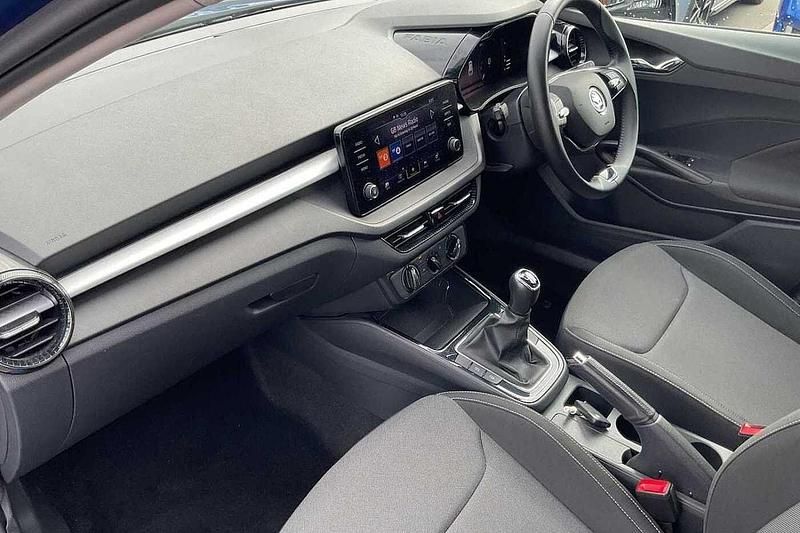 Used Skoda 110 R Colour Edition 81 HP (59 kW) 2022 Race blue metallic black magic pearl effect Hatchback