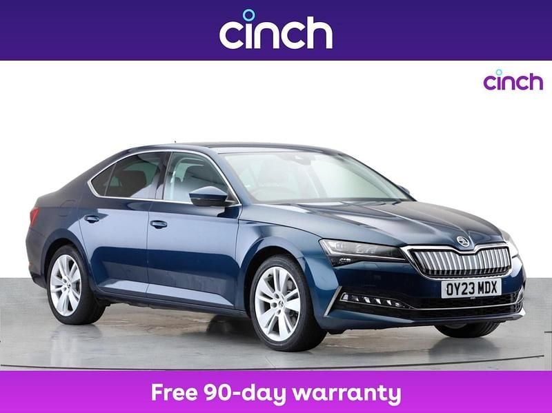 Blue Used 2023 Skoda Superb SE L Hatchback | £21,149 (Fair price) - Image 1/3
