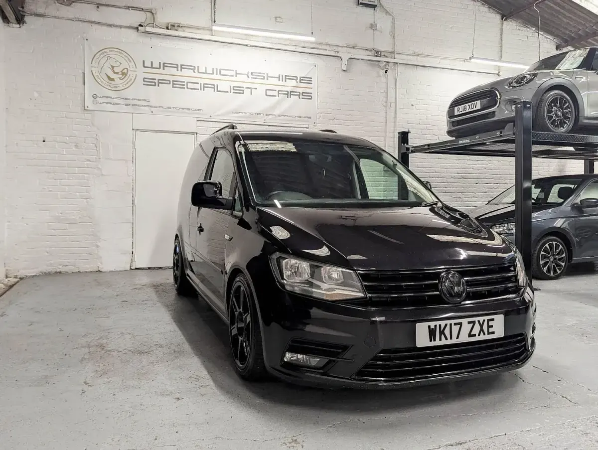 Used VW Caddy Black Edition 102 HP (75 kW) 2017 Black MPV