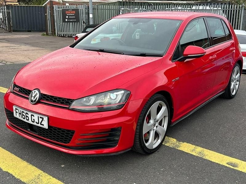 Red Used 2016 VW Golf VII GTI Hatchback | £12,995 (Good price) - Image 1/4