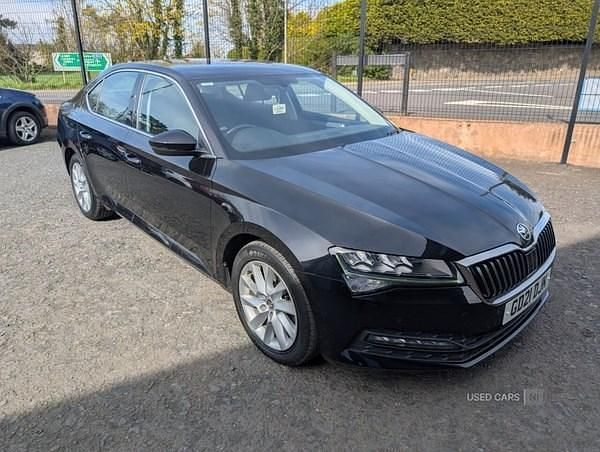 Used Skoda Superb SE 150 HP (110 kW) 2021 Black Hatchback