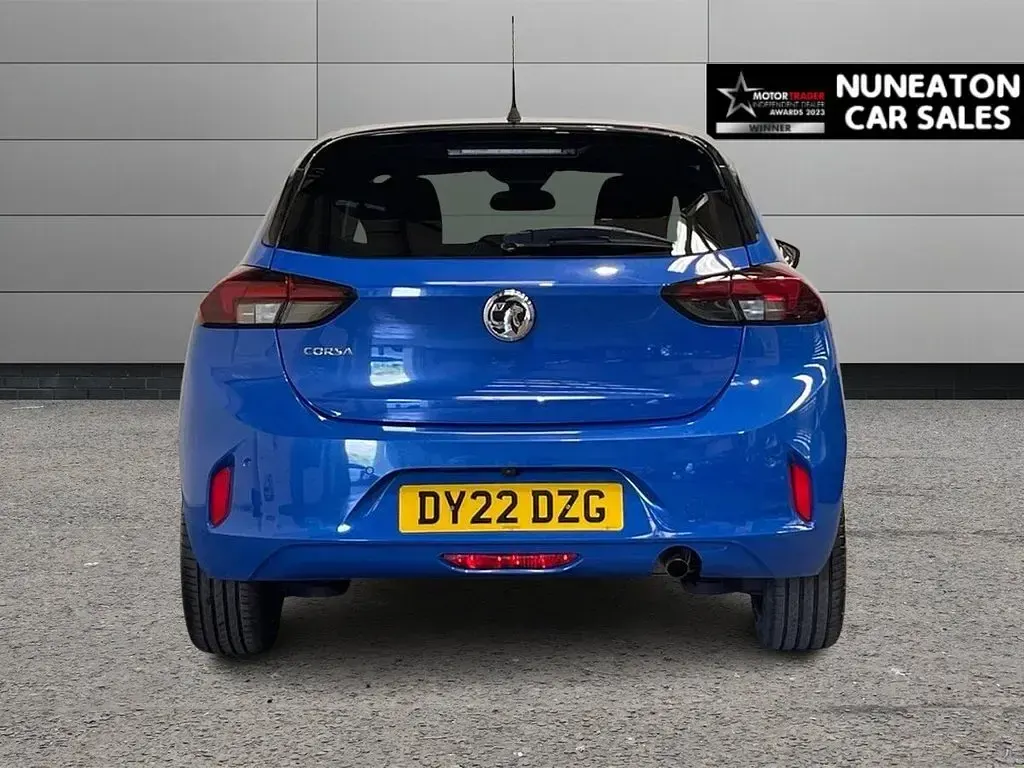 Used Vauxhall Corsa Edition 100 HP (73 kW) 2022 Blue Hatchback