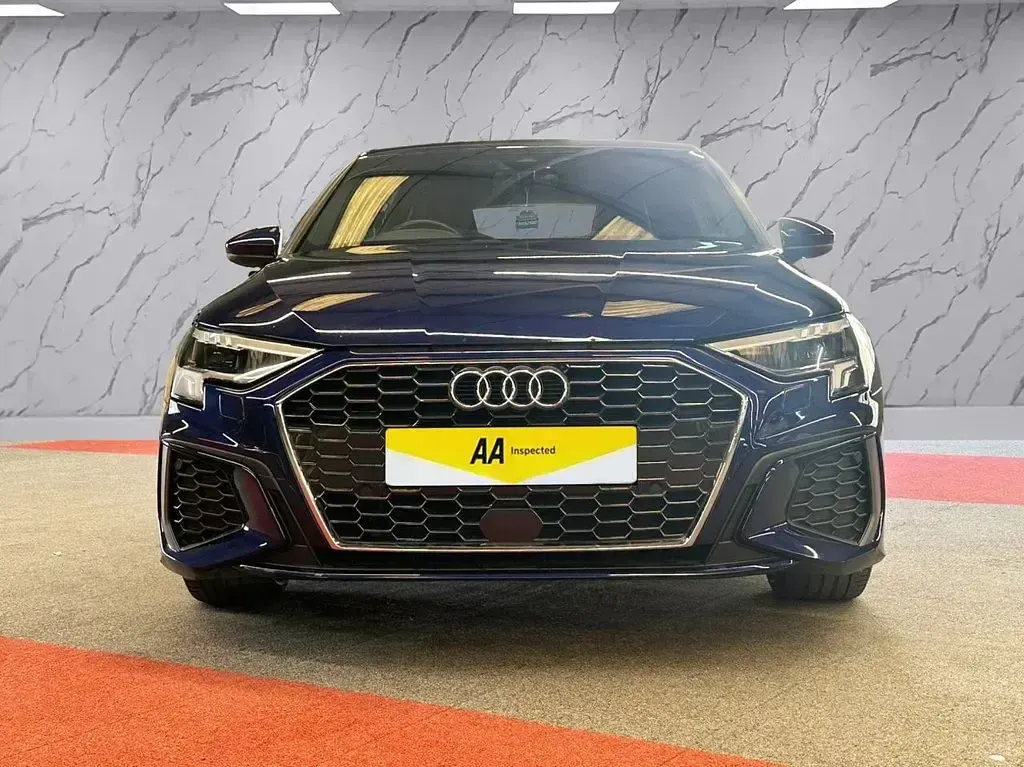 Used Audi A3 Sportback S-Line 150 HP (110 kW) 2023 Blue Hatchback