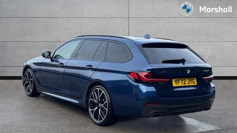 Used BMW 520 M Sport 190 HP (139 kW) 2022 Phytonic blue metallic paint  Estate