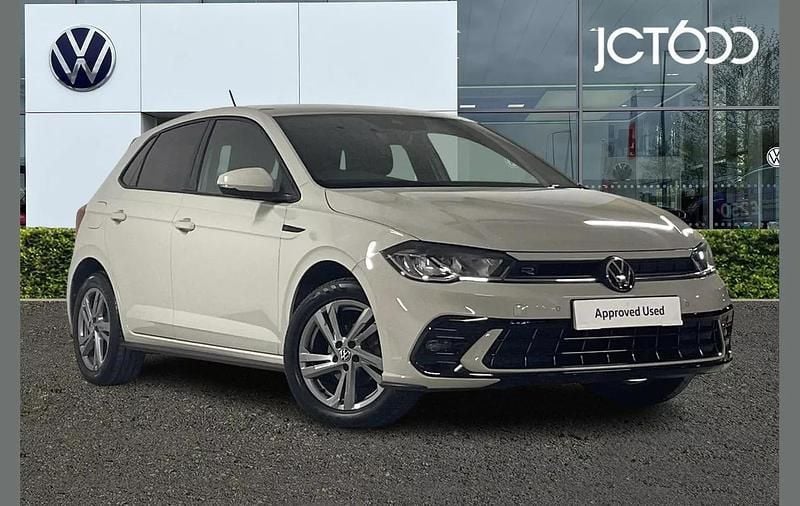 Grey Used 2022 VW Polo R-line Hatchback | £15,842 (Fair price) - Image 1/4