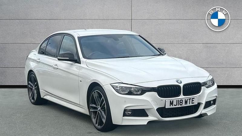 White Used 2018 BMW 320 M Sport Sedan | £17,490 (Good price) - Image 1/4