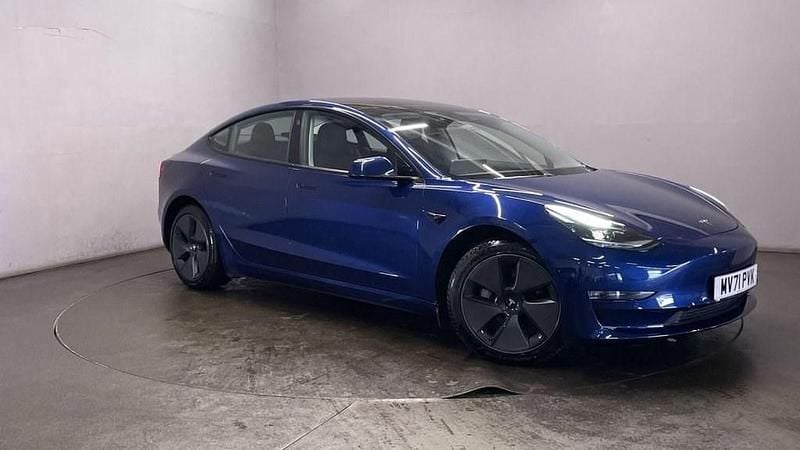 Blue Used 2021 Tesla Model 3 Long Range AWD Sedan | £18,699 (Fair price) - Image 1/4