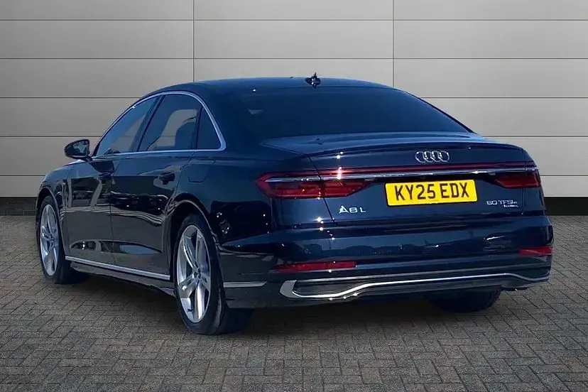 Used Audi A8 S-Line 456 HP (335 kW) 2025 Firmament blue Sedan