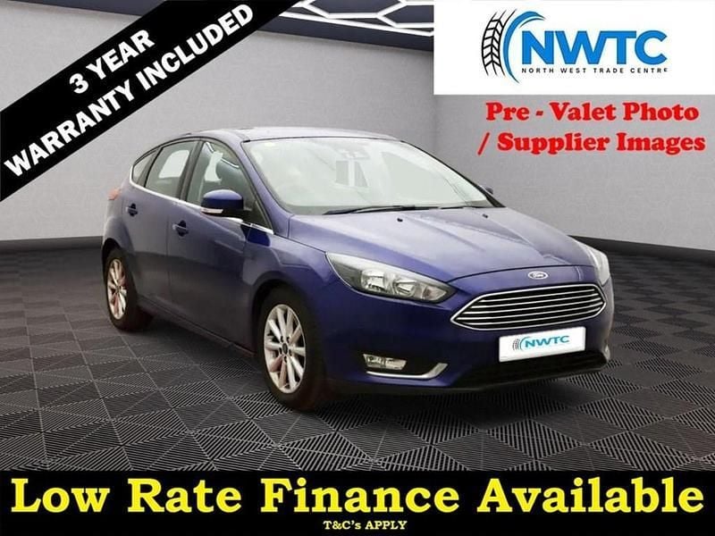 Blue Used 2015 Ford Focus Titanium Hatchback | £7,895 (Fair price) - Image 1/4