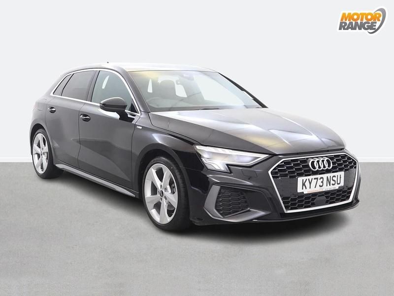 Black Used 2023 Audi A3 S-Line Hatchback | £23,895 (Fair price) - Image 1/4
