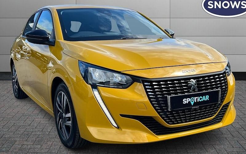Yellow Used 2023 Peugeot 208 Active+ Hatchback | £13,175 (Fair price) - Image 1/4