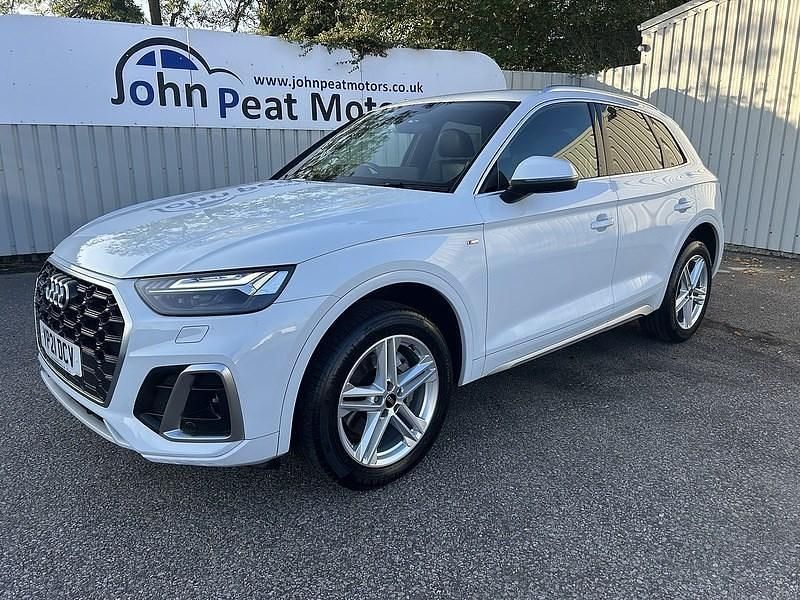 White Used 2021 Audi Q5 S-Line SUV | £25,999 (Fair price) - Image 1/3