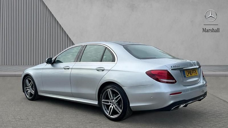 Used Mercedes E200 AMG Line Premium 150 HP (110 kW) 2018 Silver Sedan