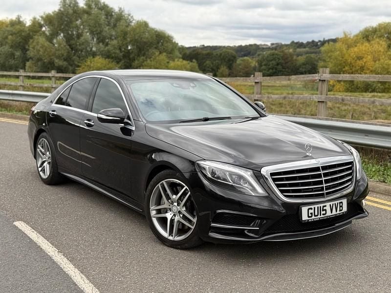 Black Used 2015 Mercedes S350 AMG line Sedan | £17,995 (Super price) - Image 1/4