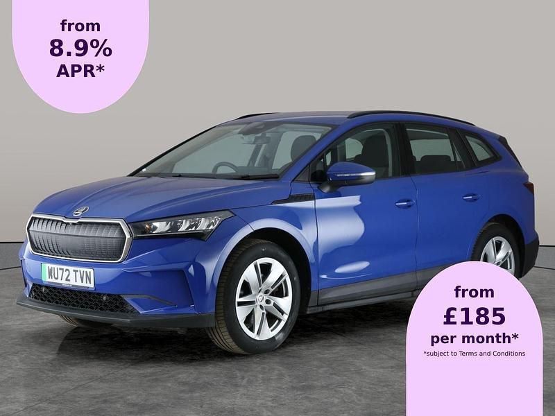 Blue Used 2022 Skoda Enyaq iV SUV | £14,176 (Fair price) - Image 1/2