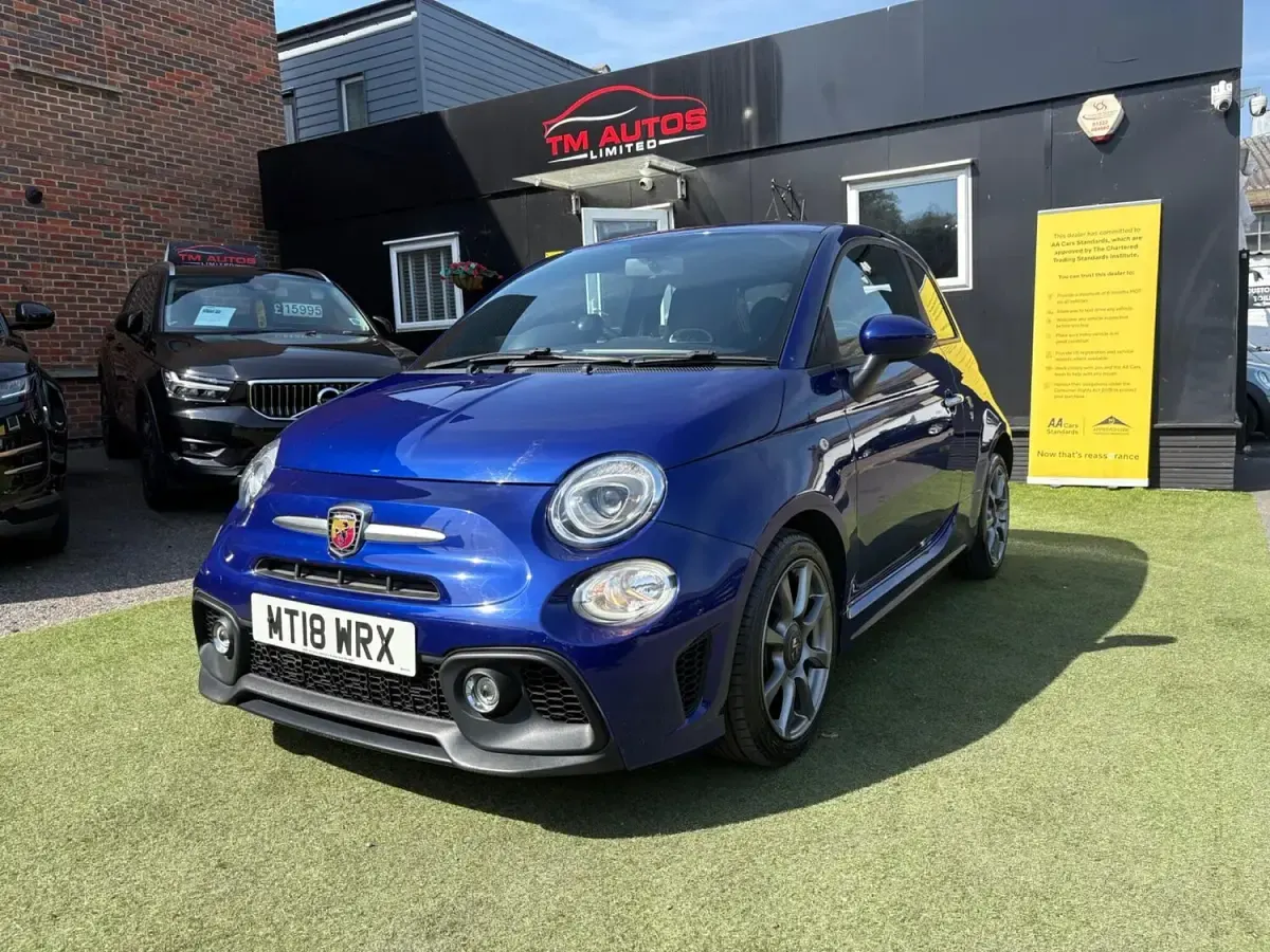 Used Abarth 595 145 HP (106 kW) 2018 Blue Hatchback