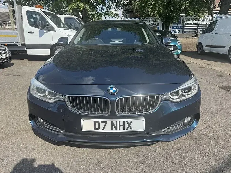 Used BMW 420 Coupé Luxury Line 184 HP (135 kW) 2014 Blue Coupe