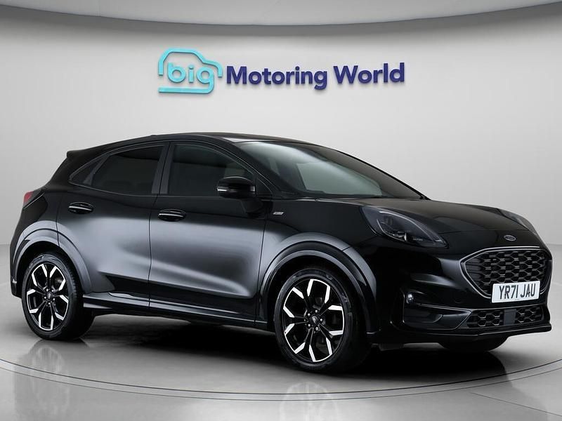 Black Used 2021 Ford Puma ST-Line X Hatchback | £12,500 (Fair price) - Image 1/4