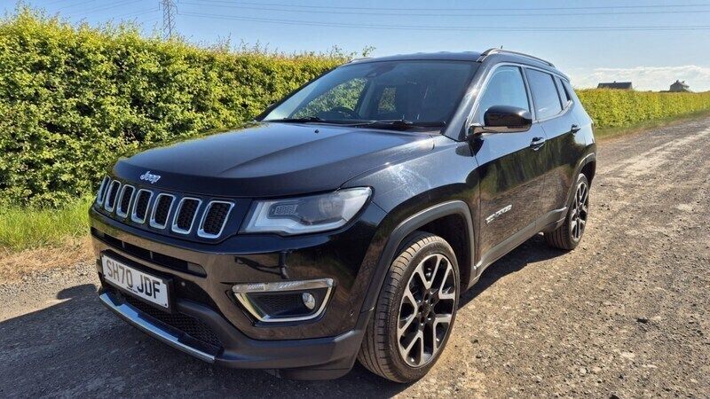 Black Used 2020 Jeep Compass Limited SUV | £13,999 (Fair price) - Image 1/4
