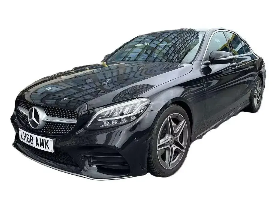 Usado Mercedes C200 AMG line 2019 Preto Sedan