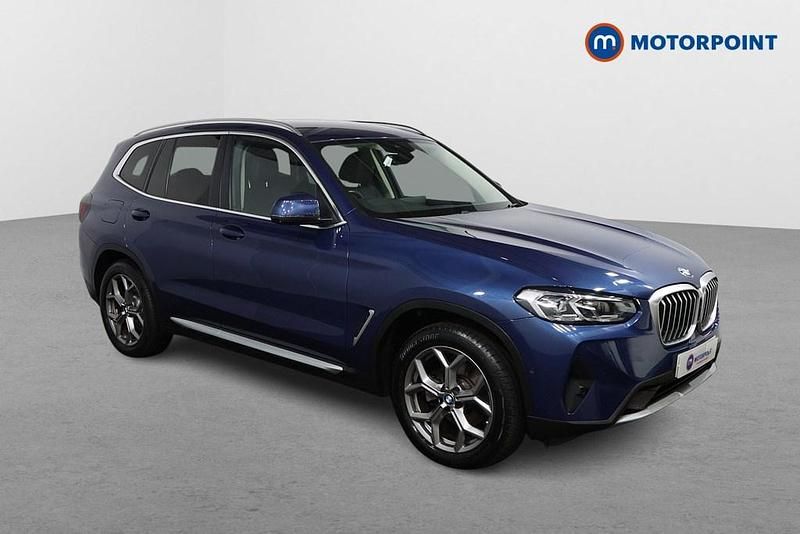 Blue Used 2022 BMW X3 xLine SUV | £29,749 (Super price) - Image 1/4
