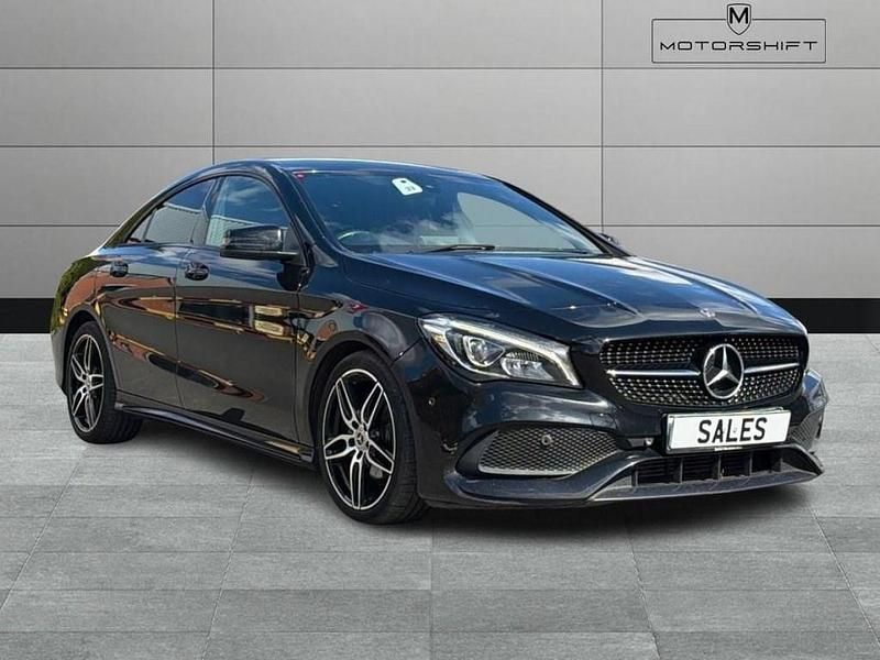 Used Mercedes CLA180 AMG line 122 HP (89 kW) 2017 Black Sedan