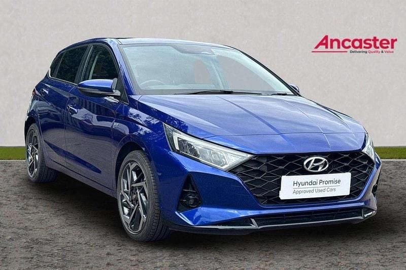 Blue Used 2021 Hyundai i20 Premium Hatchback | £13,599 (Fair price) - Image 1/4