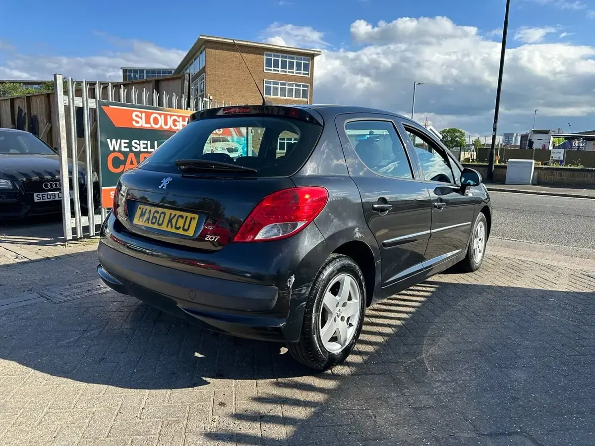 Used Peugeot 207 95 HP (69 kW) 2010 Black Hatchback