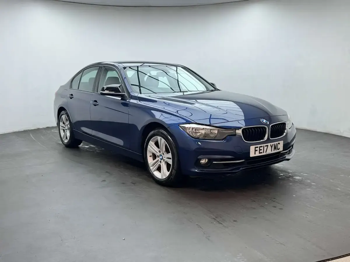 Used BMW 320 Sport Line 2017 Blue Sedan