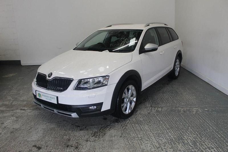 Used Skoda Octavia Scout 4x4 2017 White Estate