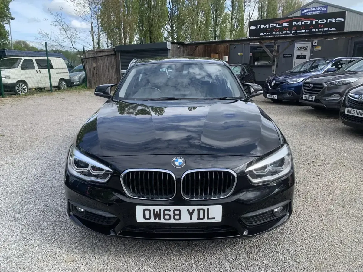 Begagnad BMW 116 116 HK (85 kW) 2019 Svart Halvkombi