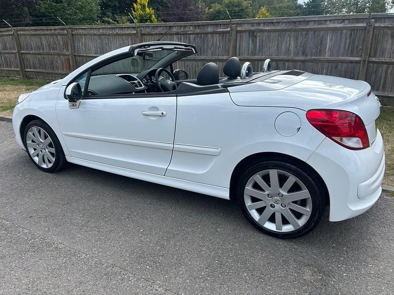 Used Peugeot 207 CC GTi 2009 White Cabriolet