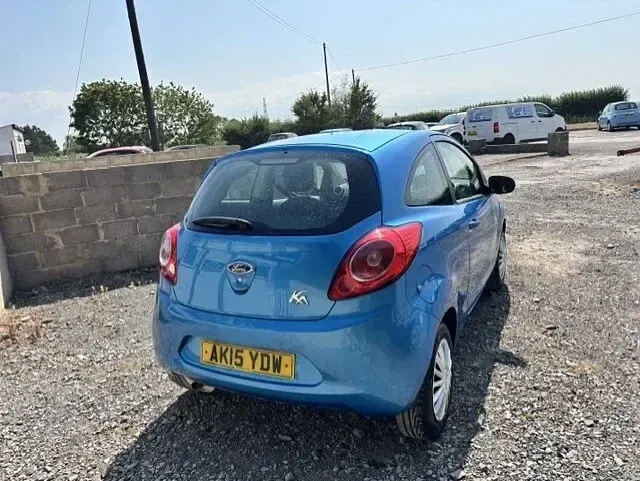 Used Ford Ka 69 HP (50 kW) 2015 Blue Hatchback