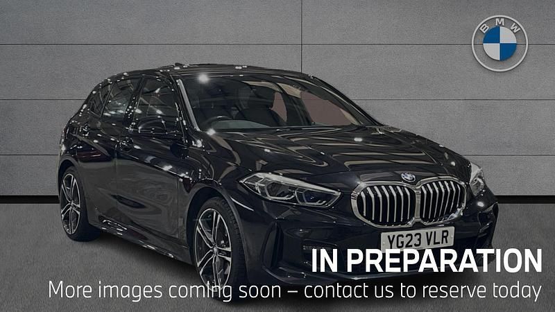 Black Used 2023 BMW 118 M Sport Hatchback | £20,500 (Good price) - Image 1/4