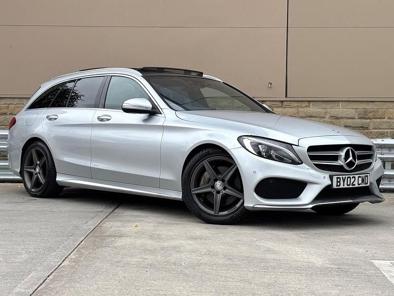 Silver Used 2014 Mercedes C250 AMG Line Premium Estate | £10,995 (Fair price) - Image 1/4