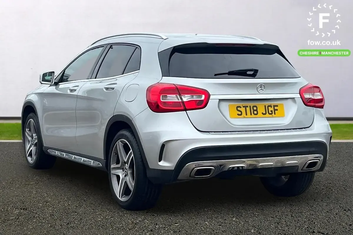 Used Mercedes GLA220 AMG line 177 HP (130 kW) 2018 Silver SUV