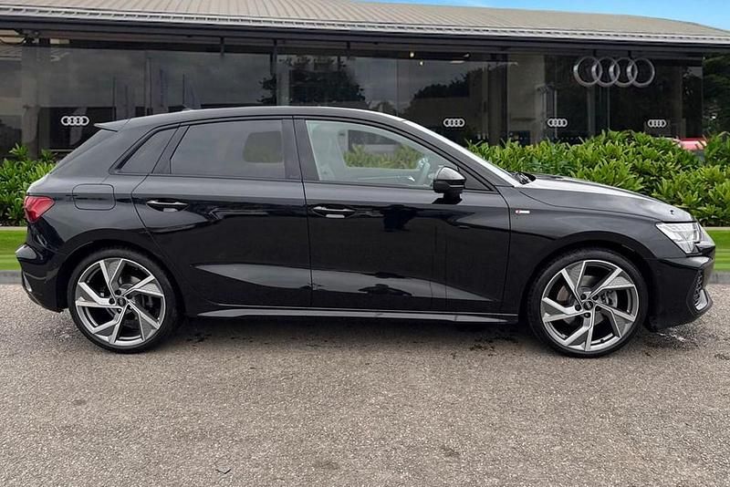 Used Audi A3 Sportback Black Edition 150 HP (110 kW) 2025 Black Hatchback