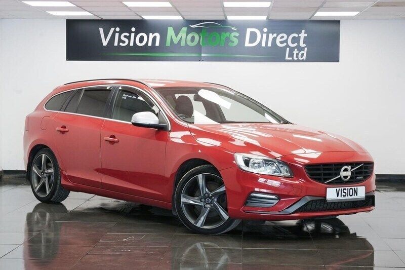 Red Used 2015 Volvo V60 R-Design Estate | £5,380 (Good price) - Image 1/1