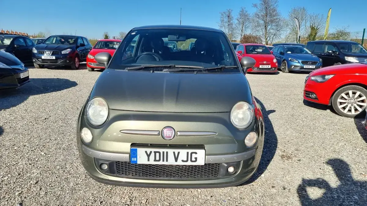 Used Fiat 500 69 HP (50 kW) 2011 Green Hatchback