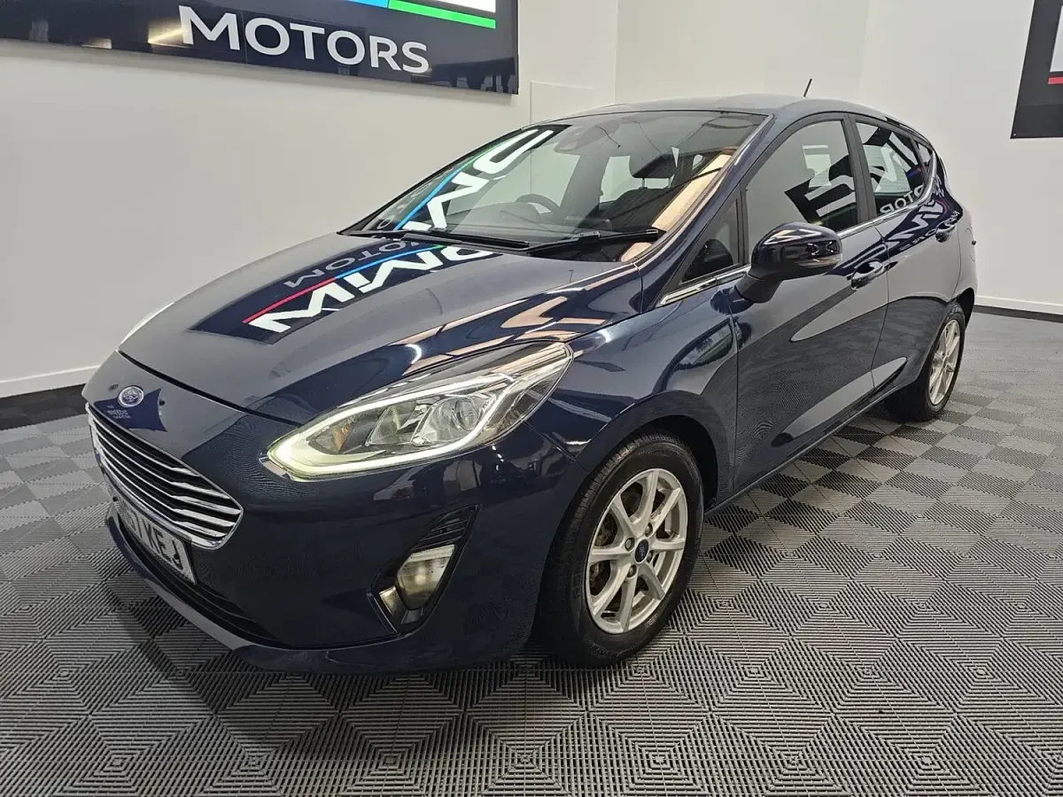 Used Ford Fiesta Zetec 100 HP (73 kW) 2017 Blue Hatchback
