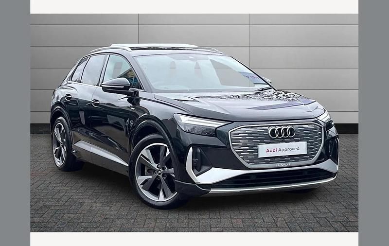 Used Audi Q4 e-tron S-Line 150 kW (204 HP) 2021 Black SUV