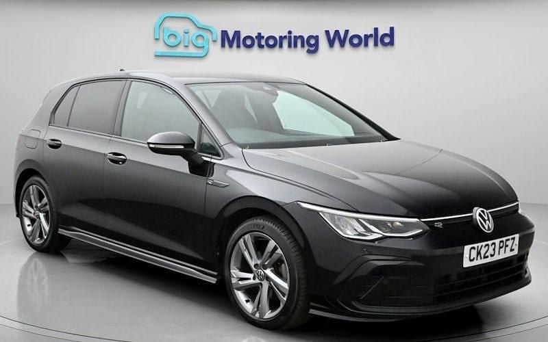 Used VW Golf VIII R-line 150 HP (110 kW) 2023 Black Hatchback