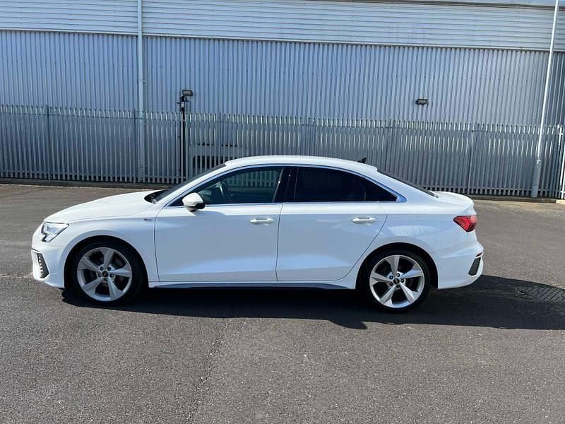 Used Audi A3 S-Line 2022 White Sedan