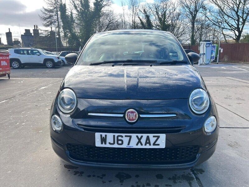 Black Used 2017 Fiat 500 Pop Hatchback | £4,350 (Good price) - Image 1/4