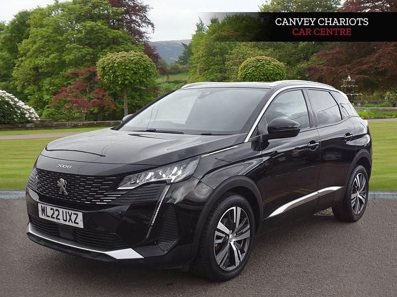 Black Used 2022 Peugeot 3008 Allure Premium Hatchback | £16,000 (Fair price) - Image 1/4