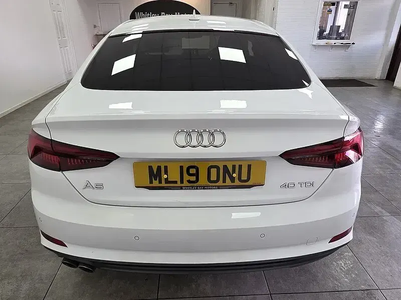 Used Audi A5 S-Line 190 HP (139 kW) 2019 White Coupe