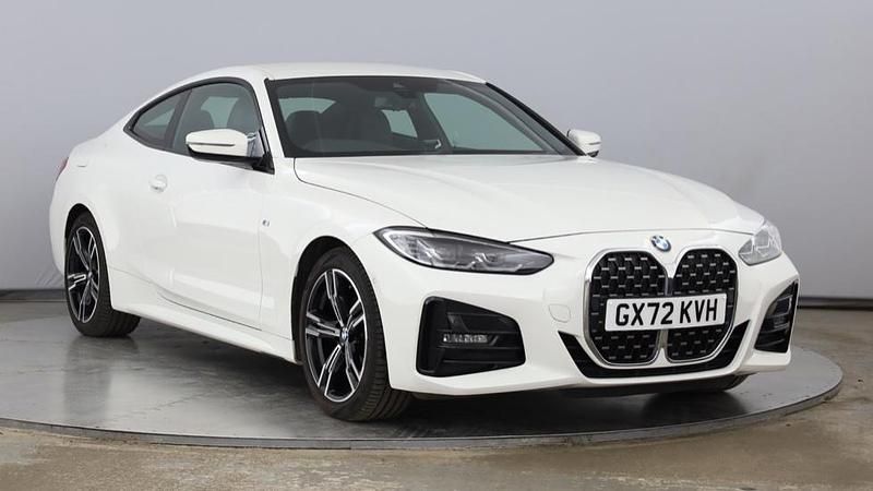 White Used 2022 BMW 420 M Sport Coupe | £24,139 (Good price) - Image 1/4