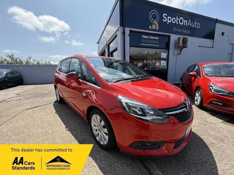Red Used 2017 Vauxhall Zafira Tourer MPV | £11,495 - Image 1/3